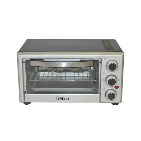 6-Slice 0.5 Cubic Foot Toaster Oven With Bake, Broil And Toast Functions